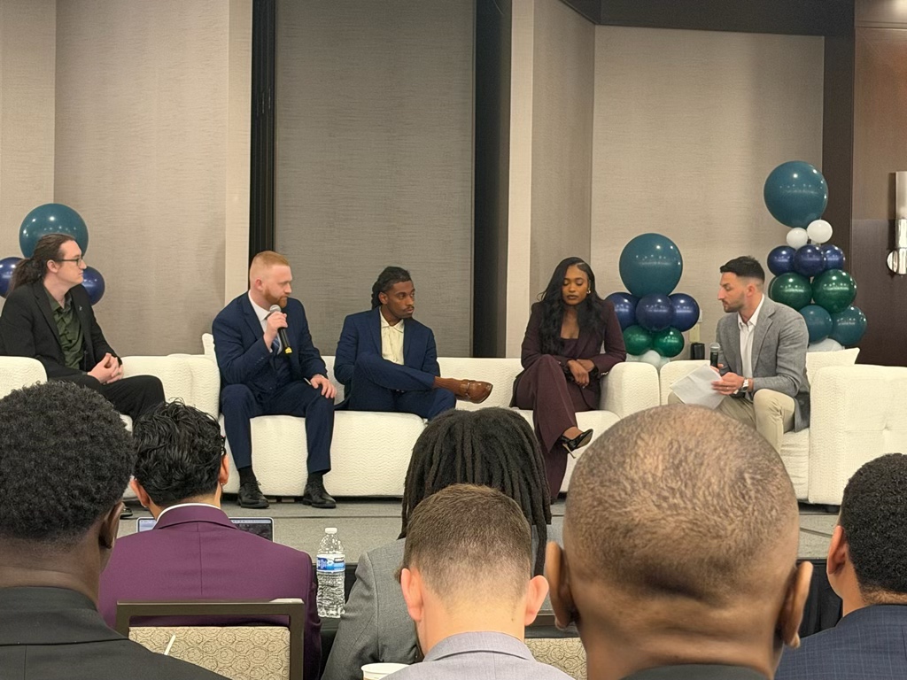 Professional development panel at a conference
